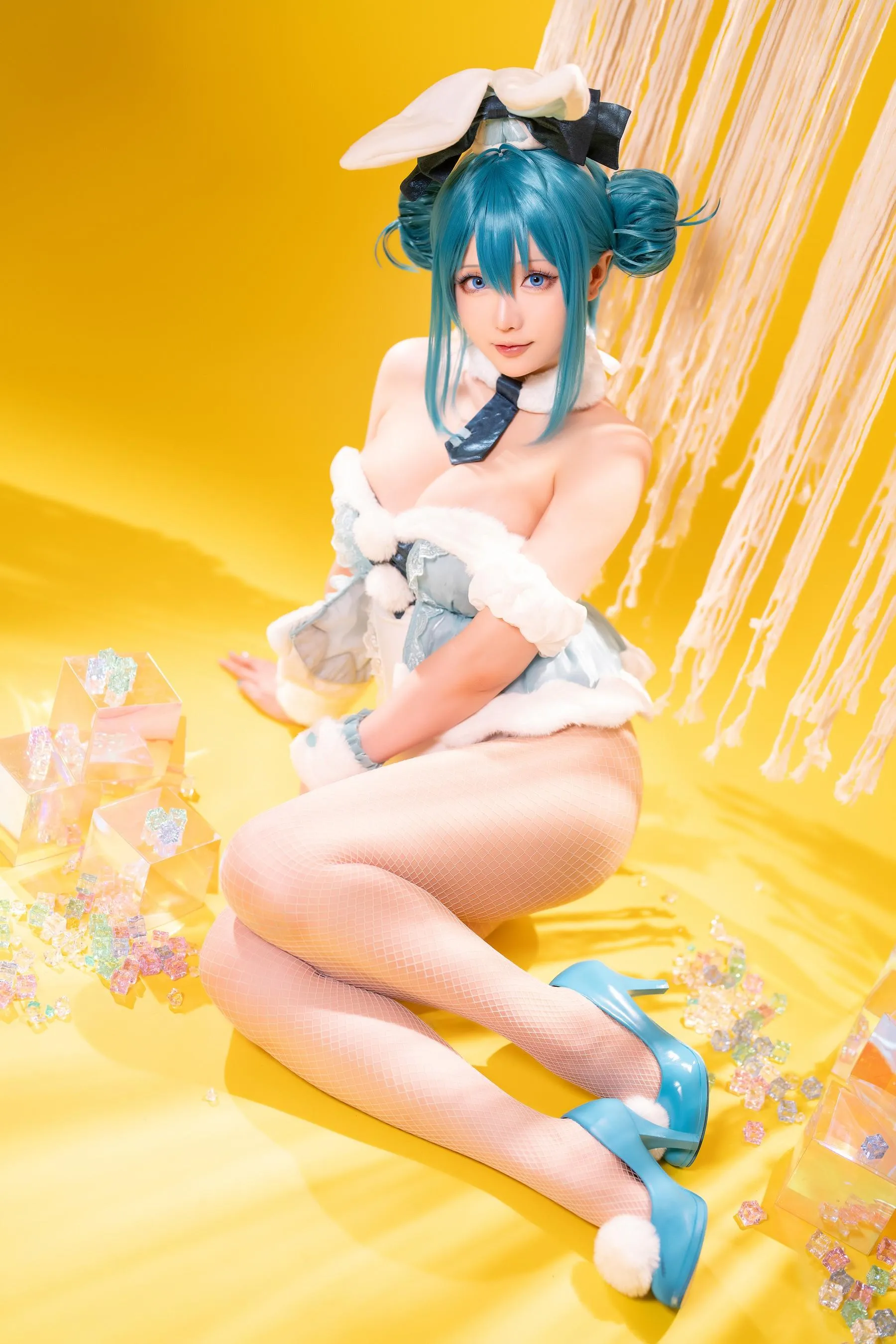 星之迟迟 – NO.158 23年9月计划A 初音未来 白兔女郎 [77P]插图7